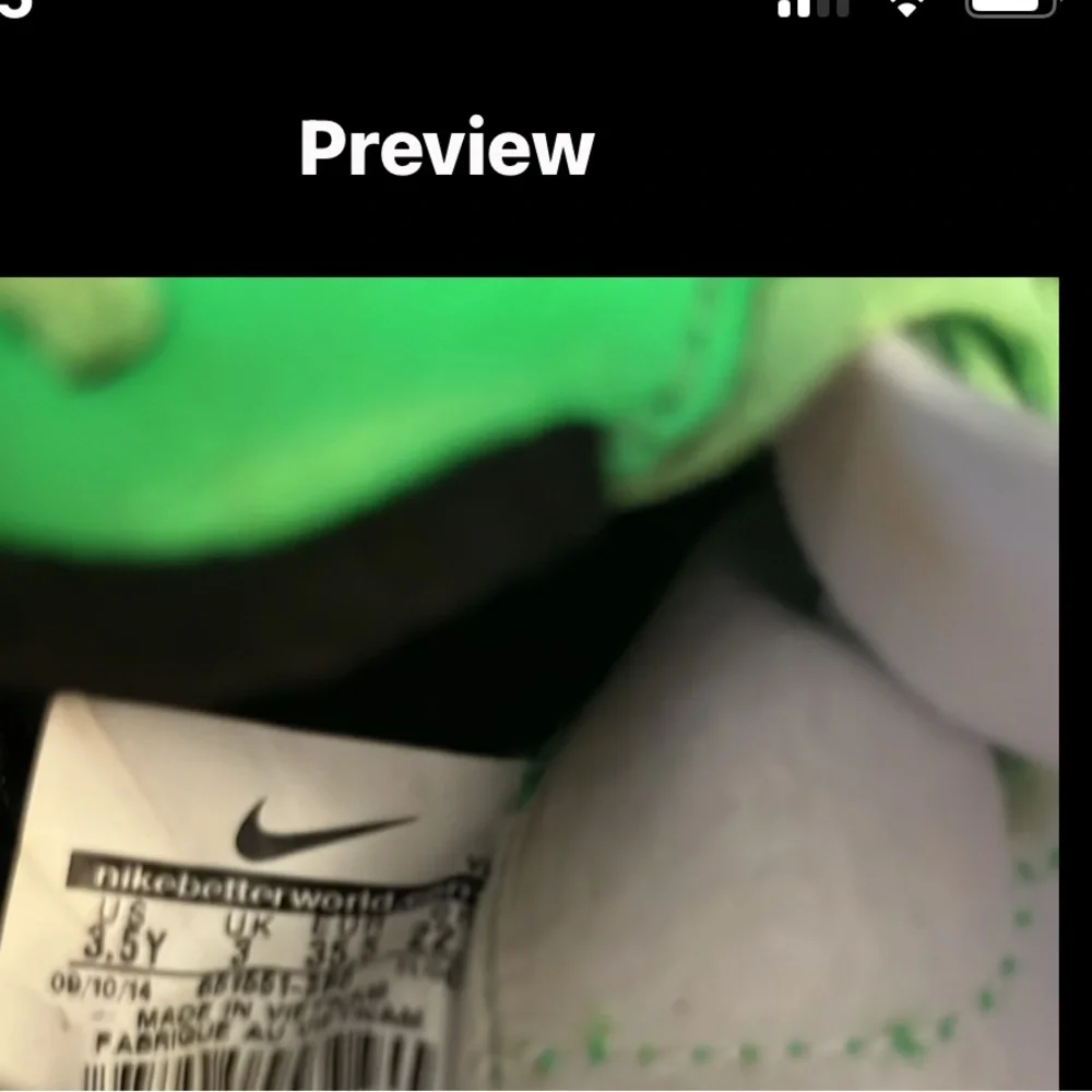 Nike Jr Magista Lime Green  & Orange Youth Soccer Cleats Sz 3.5